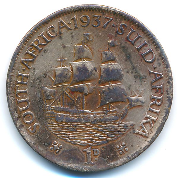 ЮАР, 1 пенни (1937 г.)