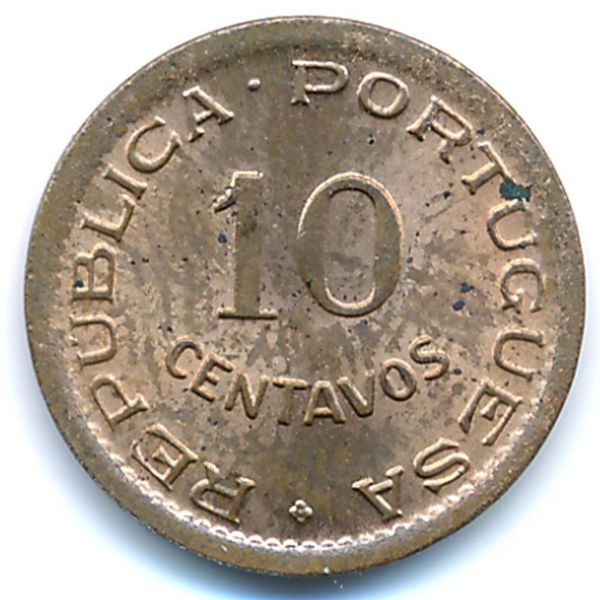 Ангола, 10 сентаво (1949 г.)