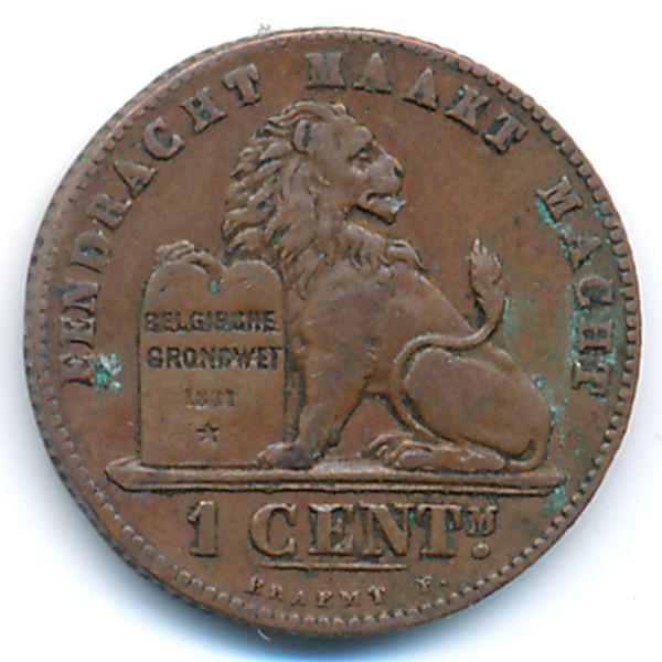 Бельгия, 1 сентим (1901 г.)