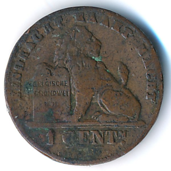 Бельгия, 1 сентим (1901 г.)