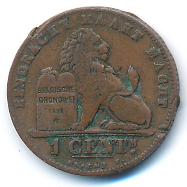 Бельгия, 1 сентим (1902 г.)