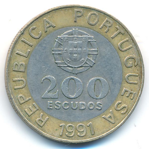 Португалия, 200 эскудо (1991 г.)