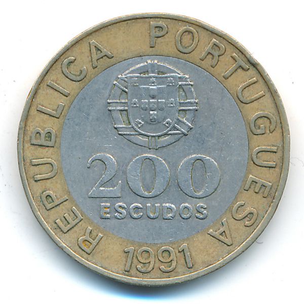 Португалия, 200 эскудо (1991 г.)