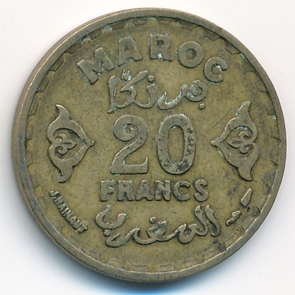 Марокко, 20 франков (1951 г.)