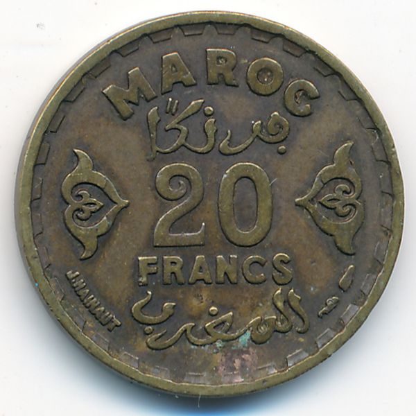 Марокко, 20 франков (1951 г.)
