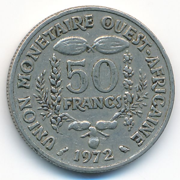 Западная Африка, 50 франков (1972 г.)