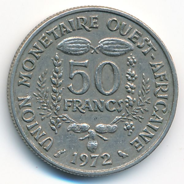 Западная Африка, 50 франков (1972 г.)