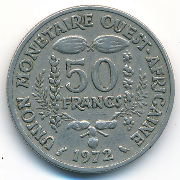 Западная Африка, 50 франков (1972 г.)