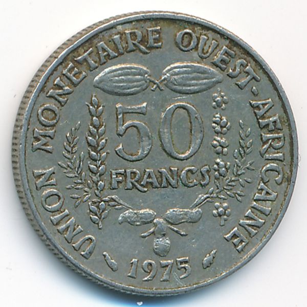 Западная Африка, 50 франков (1975 г.)