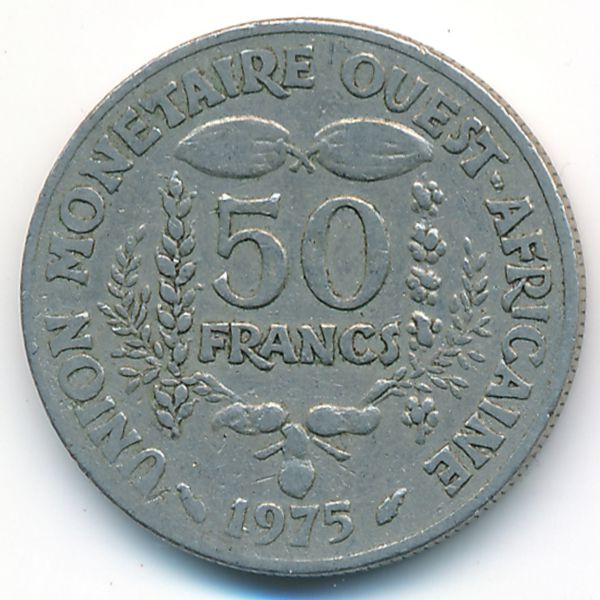 Западная Африка, 50 франков (1975 г.)