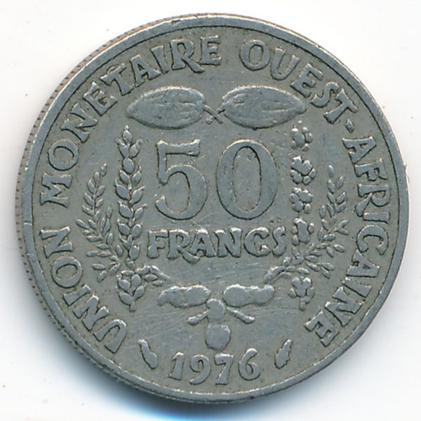 Западная Африка, 50 франков (1976 г.)