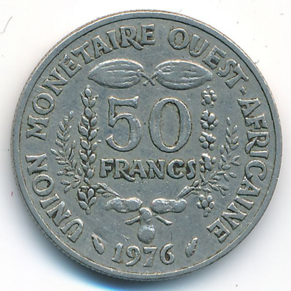 Западная Африка, 50 франков (1976 г.)