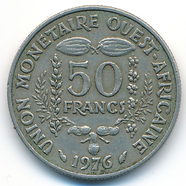 Западная Африка, 50 франков (1976 г.)