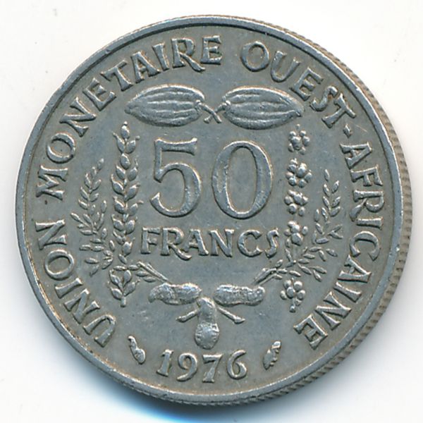 Западная Африка, 50 франков (1976 г.)