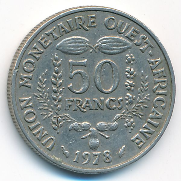 Западная Африка, 50 франков (1978 г.)