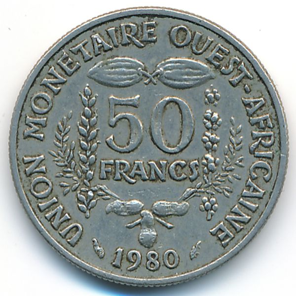 Западная Африка, 50 франков (1980 г.)
