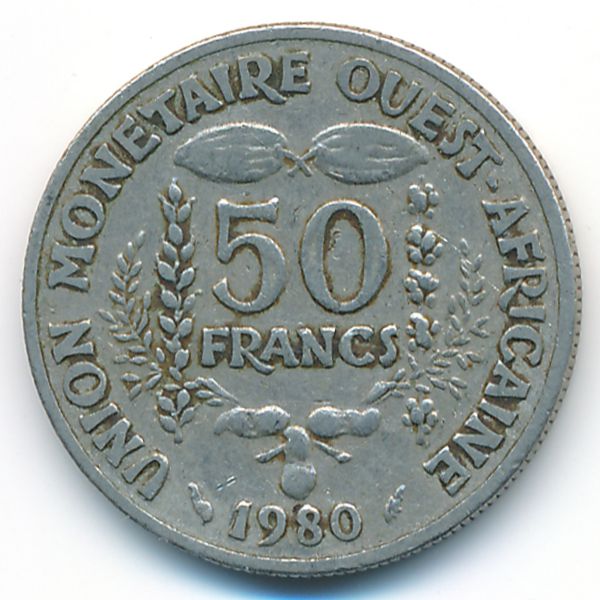 Западная Африка, 50 франков (1980 г.)
