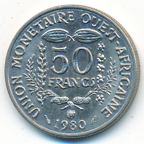 Западная Африка, 50 франков (1980 г.)