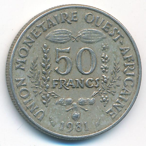 Западная Африка, 50 франков (1981 г.)