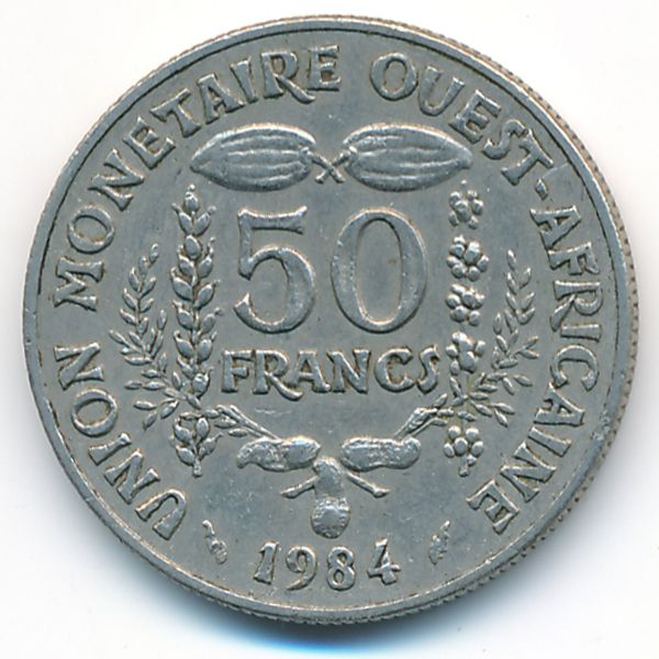 Западная Африка, 50 франков (1984 г.)