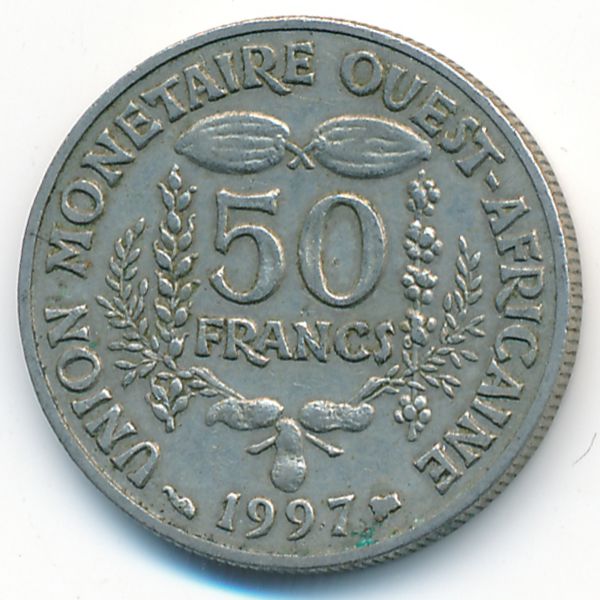 Западная Африка, 50 франков (1997 г.)