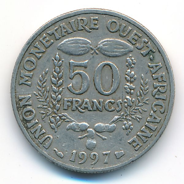 Западная Африка, 50 франков (1997 г.)