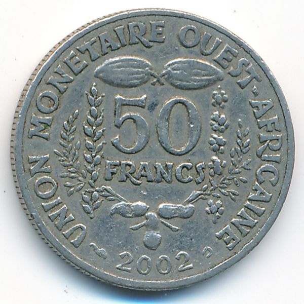 Западная Африка, 50 франков (2002 г.)