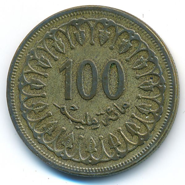 Тунис, 100 миллим (1960 г.)