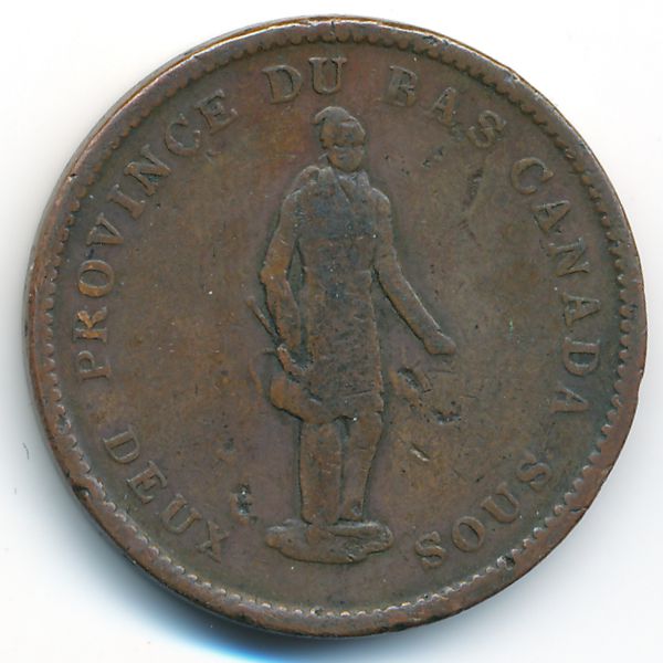 Канада, 1 пенни (1837 г.)