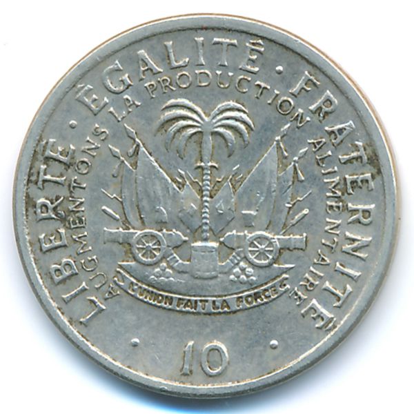 Гаити, 10 сентим (1975 г.)