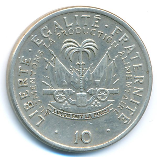 Гаити, 10 сентим (1975 г.)