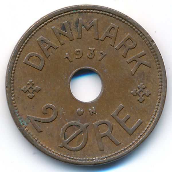 Дания, 2 эре (1937 г.)
