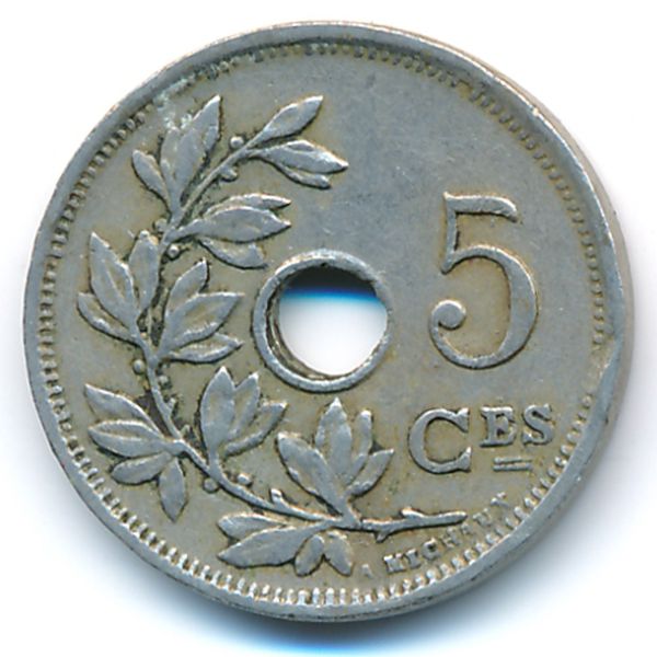 Бельгия, 5 сентим (1926 г.)