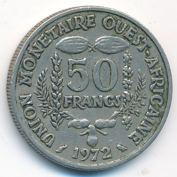 Западная Африка, 50 франков (1972 г.)