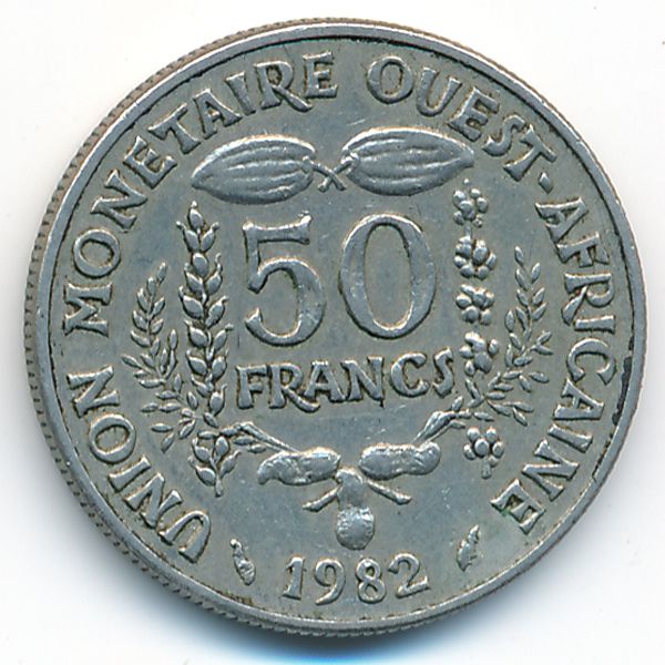 Западная Африка, 50 франков (1982 г.)