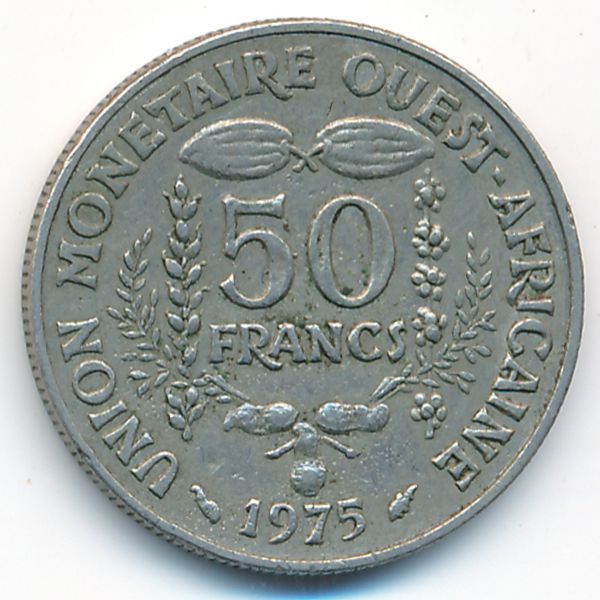 Западная Африка, 50 франков (1975 г.)