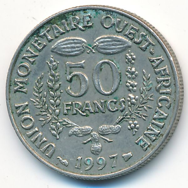 Западная Африка, 50 франков (1997 г.)