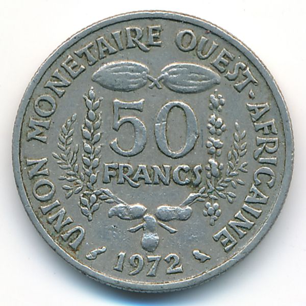 Западная Африка, 50 франков (1972 г.)