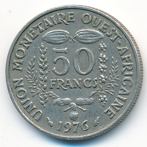 Западная Африка, 50 франков (1976 г.)