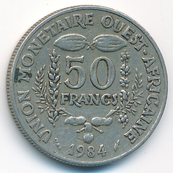 Западная Африка, 50 франков (1984 г.)