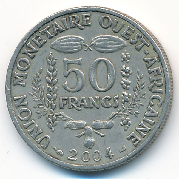 Западная Африка, 50 франков (2004 г.)
