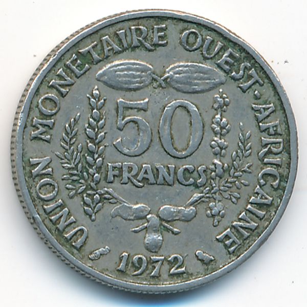 Западная Африка, 50 франков (1972 г.)