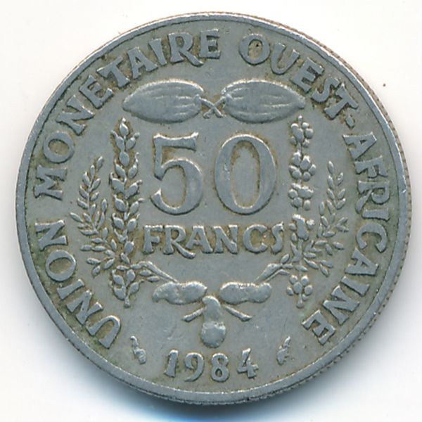 Западная Африка, 50 франков (1984 г.)