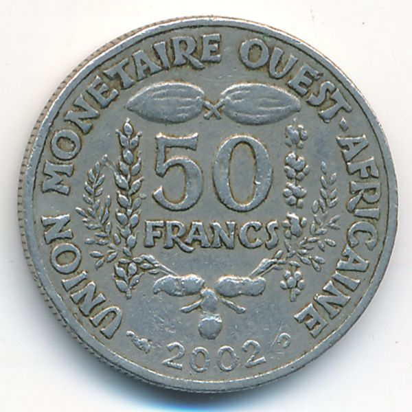 Западная Африка, 50 франков (2002 г.)