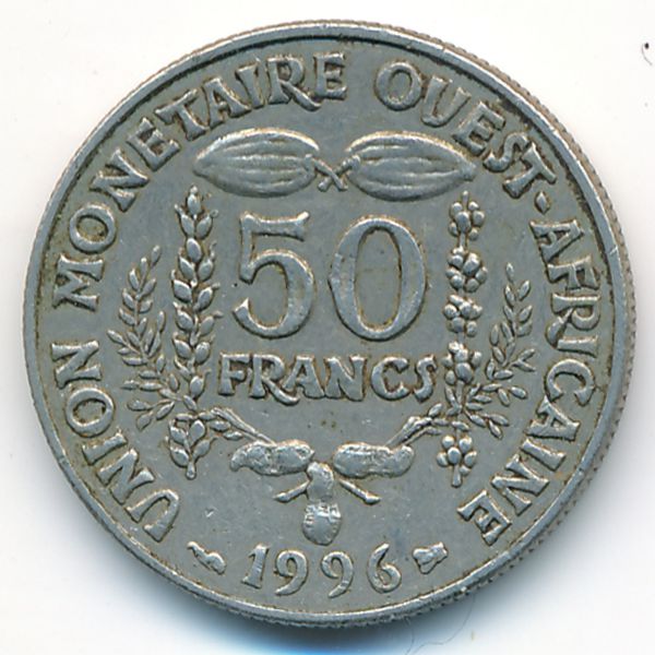 Западная Африка, 50 франков (1996 г.)