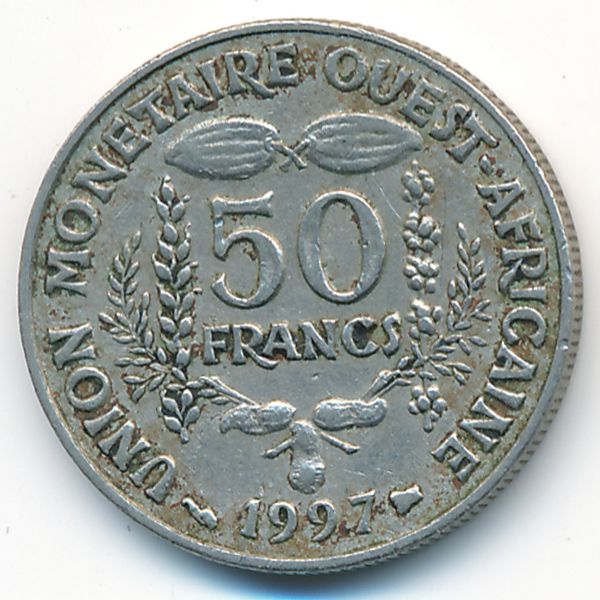 Западная Африка, 50 франков (1997 г.)