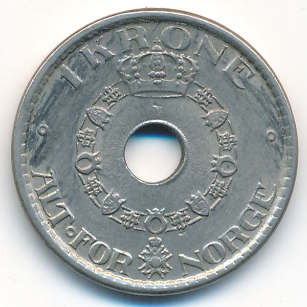 Норвегия, 1 крона (1946 г.)