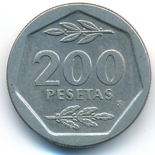 Испания, 200 песет (1987 г.)