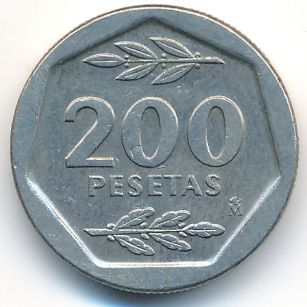 Испания, 200 песет (1987 г.)