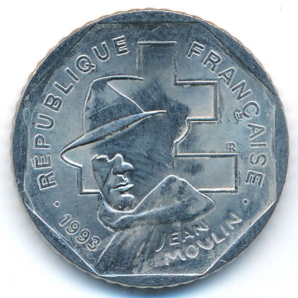 Франция, 2 франка (1993 г.)